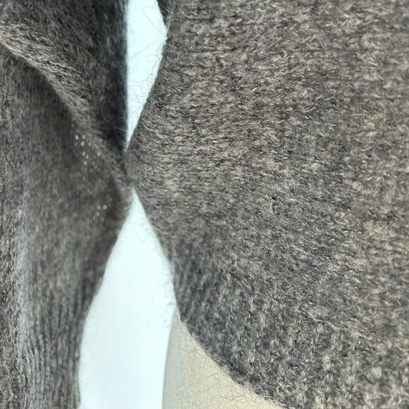 Rebelqueen by Liu Jo Dark Heather Grey Mohair-Blend Dolman Heart Sweater – EU M - Picture 8 of 12